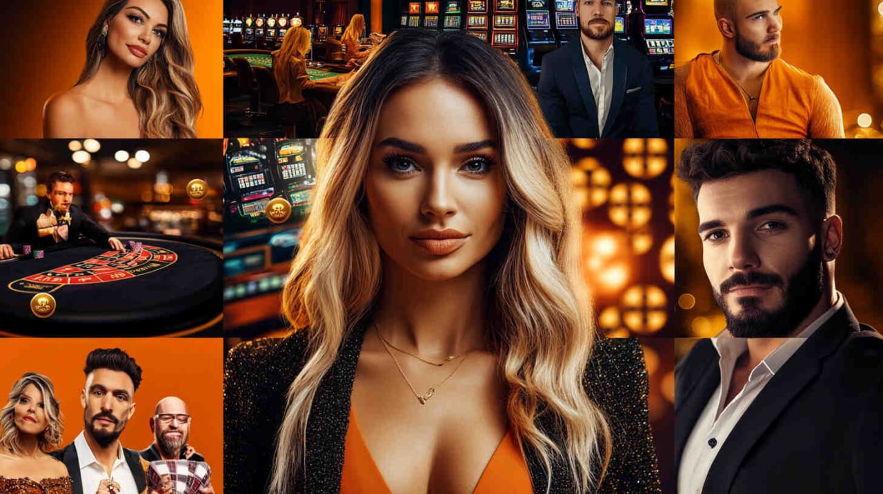 Live dealer studio with multiple camera angles and professional setup